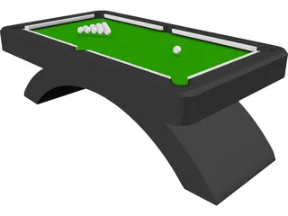 Pool Table 3D Model