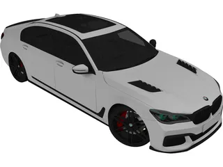 BMW 7-Series G12 (2016) 3D Model