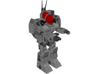 Mech Battlemaster 3D Model