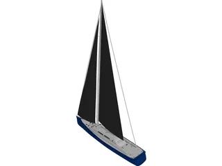 Sailboat 3D Model