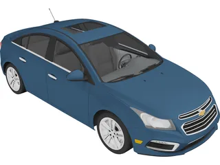 Chevrolet Cruze Sedan (2015) 3D Model