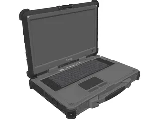 Getac X500 Laptop 3D Model