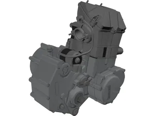 Husaberg Engine 450cc 3D Model