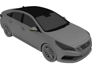 Hyundai Sonata (2016) 3D Model