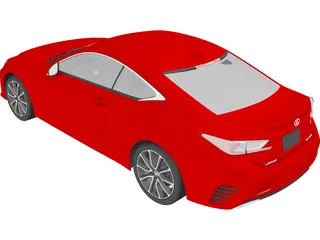 Lexus RC 350 (2015) 3D Model