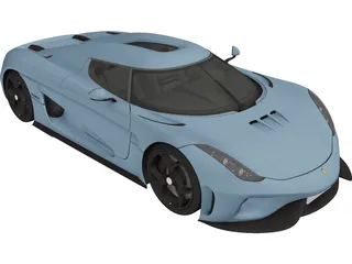 Koenigsegg Regera (2017) 3D Model