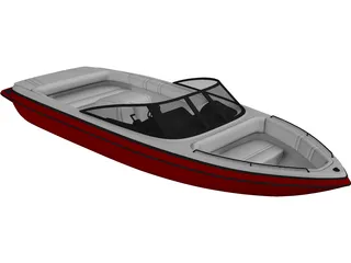 Speed Boat 3D Model