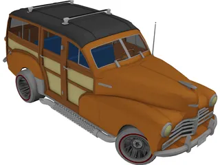 Chevrolet Woody (1947) 3D Model