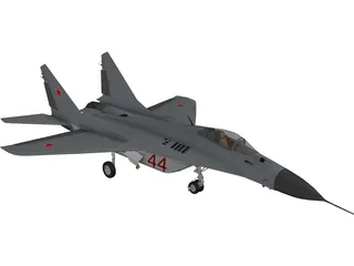 MiG-29A Fulcrum 3D Model