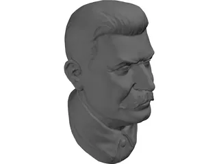 Joseph Stalin Bust 3D Model