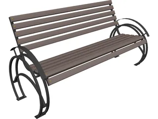 Bench 3D Model