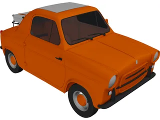 Vespa 400 3D Model