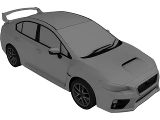 Subaru WRX STI Type S (2015) 3D Model