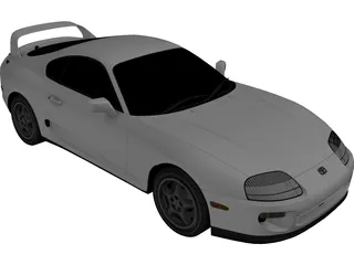 Toyota Supra RZ (1997) 3D Model