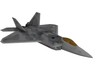 F-22 Raptor 3D Model