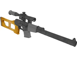 VSS Vintorez 3D Model