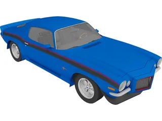 Chevrolet Camaro Z28 (1976) 3D Model