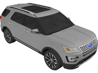 Ford Explorer (2016) 3D Model