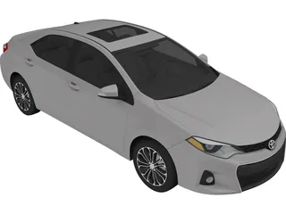 Toyota Corolla S (2014) 3D Model