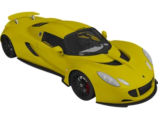 Hennessey Venom GT (2012) 3D Model