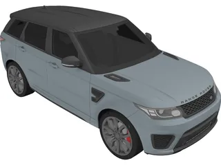 Land Rover Range Rover Sport SVR 3D Model