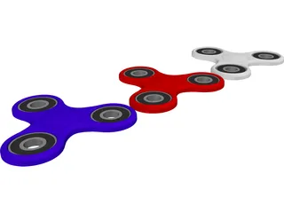 Fidget Hand Spinner 3D Model