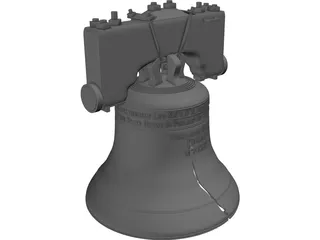 Liberty Bell 3D Model