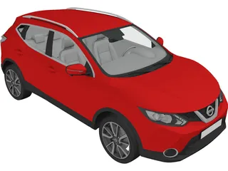 Nissan Qashqai (2014) 3D Model