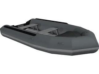 Inflatable Boat 3D Model