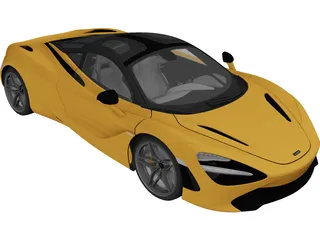 McLaren 720S (2018) 3D Model