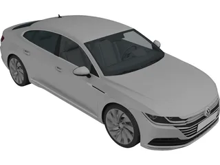 Volkswagen Arteon (2018) 3D Model