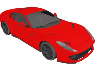 Ferrari 812 Superfast (2015) 3D Model