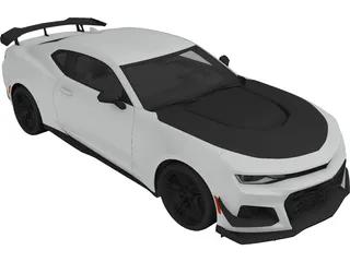 Chevrolet Camaro ZL1 1LE (2018) 3D Model