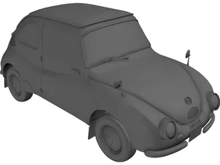 Subaru 360 (1958) 3D Model