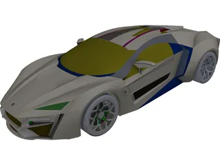 Lykan Hypersport 3D Model