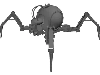 Mechanical Spider Robot 3D Model