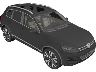 Volkswagen Touareg TDI (2017) 3D Model