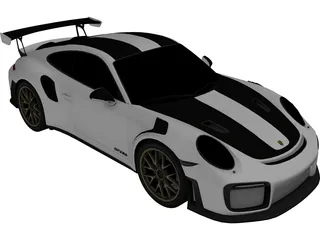 Porsche 911 GT2 RS (2018) 3D Model