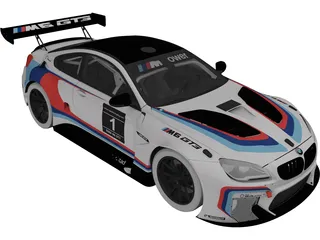 BMW M6 GT3 (2016) 3D Model