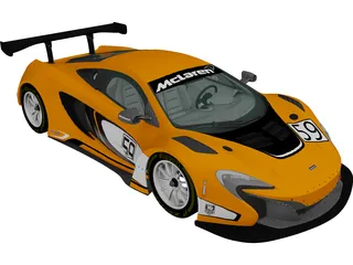 McLaren 650S GT3 (2014) 3D Model