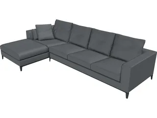 Minotti Anderson Sofa 3D Model