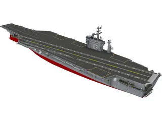 USS Gerald R. Ford 3D Model