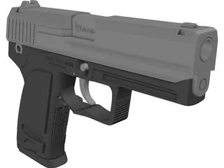 Heckler & Koch USP 3D Model