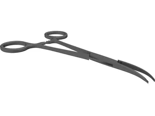 Surgical Hemostats 3D Model