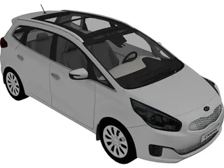 Kia Carens [Rondo] (2013) 3D Model