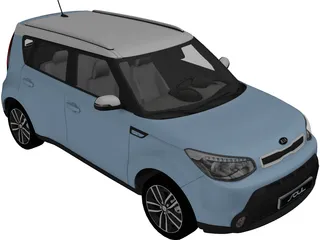 Kia Soul (2014) 3D Model