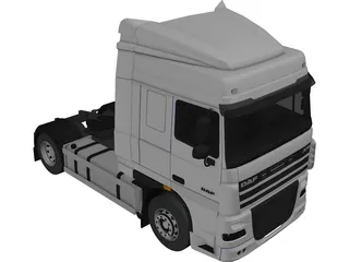 DAF XF 105 3D Model