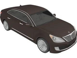 Hyundai Equus (2014) 3D Model