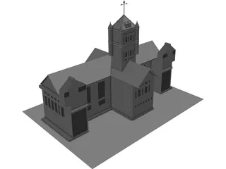 Grand Church 3D Model