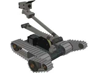 iRobot PackBot 3D Model